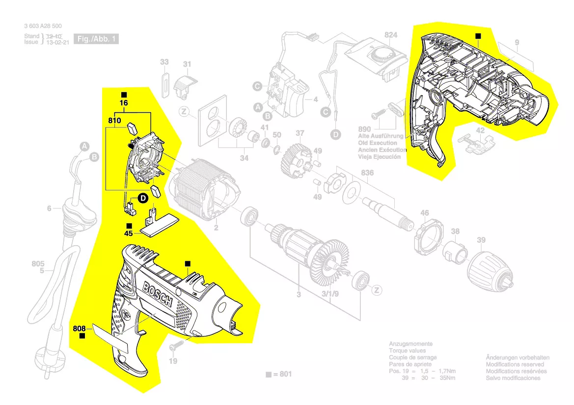 Coquille réf. 2 609 006 331 Bosch